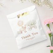 Cute Pig Wheelbarrow Baby Shower Baby Shower  Geschenktütchen (Versiegelt)