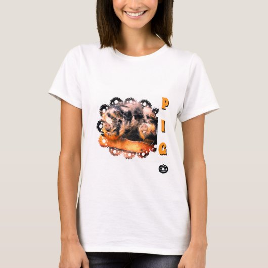 Cute Pigs Pig Piggy for a true fan T-Shirt (Vorderseite)