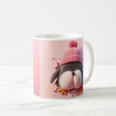 Cute Pinguin mit Herz - Adortable 3D-Mug Kaffeetasse (VorderseiteRechts)