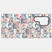 Cute Pink and Purple Anime Jumble Samsung Galaxy Hülle (Rückseite (Horizontal))