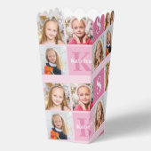 Cute Pink Birthday Party Girls Photo Popcorn Geschenkschachtel (Vorderseite)