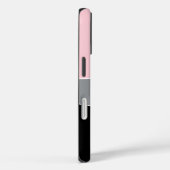 Cute Pink Black Grey Shapes Personalized  Case-Mate iPhone Hülle (Rückseite / Rechts)