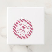 Cute Pink Bow 1st Birthday Geschenkanhänger (Beispiel)