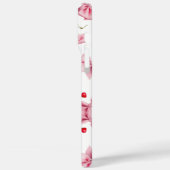 Cute pink bows&cherries Case-Mate iPhone hülle (Rückseite / Links)