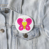 Cute Pink Butterfly Button (Beispiel)