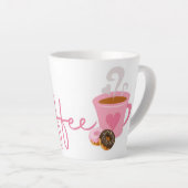 Cute Pink Coffee Mug Milchtasse (Rechte Ecke)