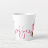 Cute Pink Coffee Mug Milchtasse (Vorderseite)