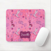 Cute pink Coquette country girl aesthetic pattern Mousepad (Mit Mouse)