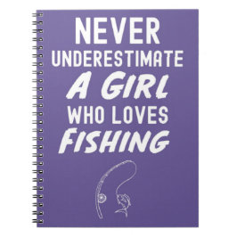 Cute Pink Fishing Gifts For Baby Girls Kids Notizblock