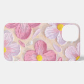 Cute Pink Floral Aesthetic Phone Case 🌸✨ iPhone Hülle (Rückseite (Horizontal))