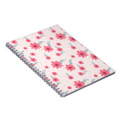 Cute Pink Floral Pattern | Daisy Flower Aesthetic  Notizblock (Rechte Seite)