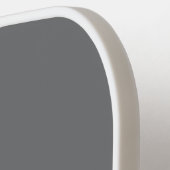 Cute Pink Grey Pickleball Boss  Pickleball Schläger (Linke Seite)