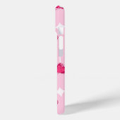 Cute Pink Heart Lollipop Seamless Pattern Case-Mate iPhone Hülle (Rückseite / Links)