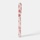 Cute Pink Heart Pattern Phone Case iPhone Hülle (Rechte Seite)
