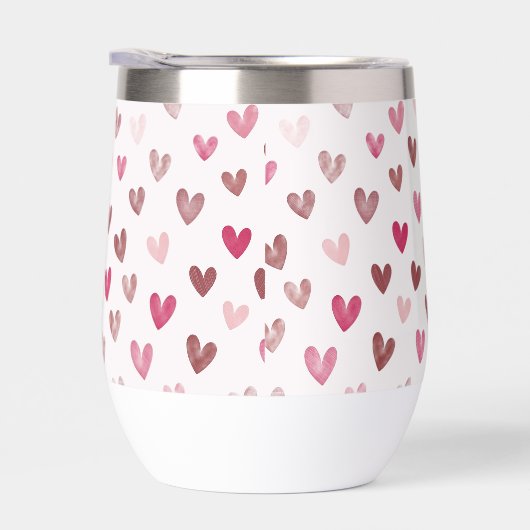 Cute Pink Heart Pattern – Romantic &Stylish Design (Rechts)