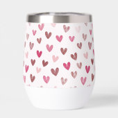 Cute Pink Heart Pattern – Romantic &Stylish Design (Rückseite)