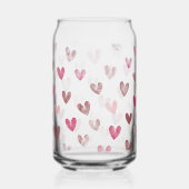 Cute Pink Heart Pattern – Romantic &Stylish Design Dosenglas (Links)