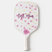 Cute Pink Hearts Pickleball Paddle for Mom Gift (Vorderseite)