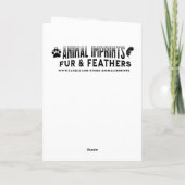 Cute Pink Kitty Cat in Flowers Birthday Karte (Rückseite)