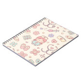 Cute Pink Nurse Medical Notebook Notizblock (Linke Seite)
