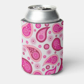 Cute Pink Paisley Personalised Dosenkühler (Kanne Rückseite)