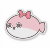 Cute Pink Sakabambaspis Aufkleber (Vorderseite)