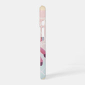 Cute Pink Spider Web Phone Case iPhone 16 Hülle (Linke Seite)