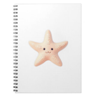 Cute Pink Starfish Notizblock