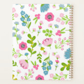  Cute Pink Stylish Floral Girly 2026 Planer (Rückseite)