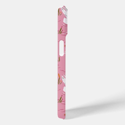 Cute Pink Swan Seamless Pattern Case-Mate iPhone Hülle (Rückseite / Rechts)