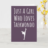 Cute Pink Taekwondo Cards For Baby Girls Kids TKD Karte (Gelbe Blume)