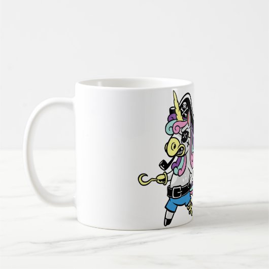 Cute Pirate Captain Unicorn Gift For Lover Magical Kaffeetasse (Links)