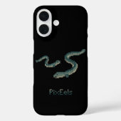 Cute "PixEels" Pixelated Eels Graphic Case-Mate iPhone Hülle (Rückseite)