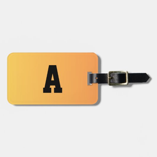 Cute Plain with Simple Design Gepäckanhänger (Vorderseite horizontal)