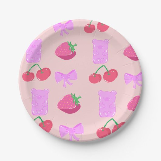 cute plate pappteller (Vorderseite)