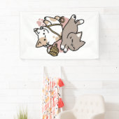 Cute Playful Cats Design – Fun Paws and Play Art Banner (Insitu)