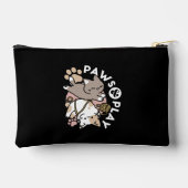 Cute Playful Cats Design – Fun Paws and Play Art Zubehörtasche (Rückseite)