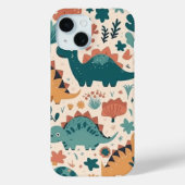 Cute & Playful Dino Land Children's Pattern Phone Case-Mate iPhone Hülle (Rückseite)