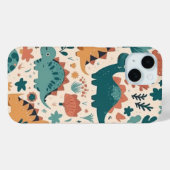 Cute & Playful Dino Land Children's Pattern Phone Case-Mate iPhone Hülle (Rückseite (Horizontal))