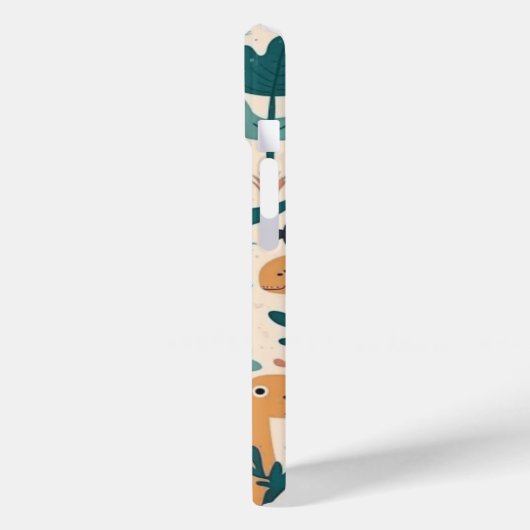 Cute & Playful Dino Land Children's Pattern Phone Case-Mate iPhone Hülle (Rückseite / Links)