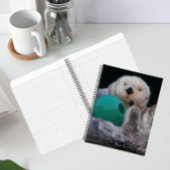 Cute Playful Sea Otters Notizblock