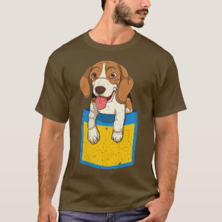 Cute Pocket Dog Lover Pet Animal Dog Owner Beagle  T-Shirt