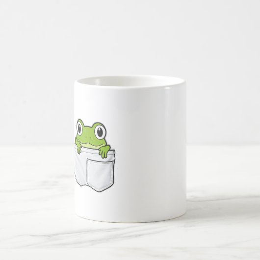 Cute Pocket Frog Kaffeetasse (Mittel)