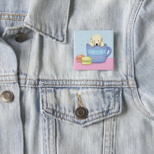 Cute Polar Bear Button (Beispiel)