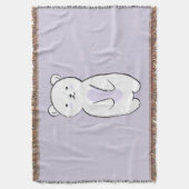 Cute Polar Bear Decke (Vorderseite Vertikal)