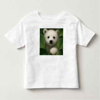 “Cute Polar Bear Kids T-Shirt – Winter Animal Tee