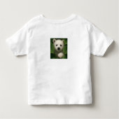 “Cute Polar Bear Kids T-Shirt – Winter Animal Tee (Rückseite)