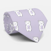 Cute Polar Bear Krawatte (Gerollt)