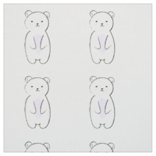 Cute Polar Bear Stoff