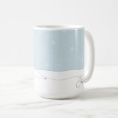 Cute Polar Bear 'tis the season Customizable Kaffeetasse (VorderseiteRechts)
